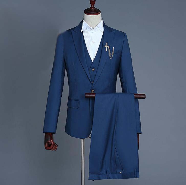 プレミアムオファー春秋 メンズ コート ビジネススーツ パンツスーツ 長袖 OL オフィス トップス 事務服 ビジネス 洗える 3点セット　紳士　結婚式　忘年会司会者　入学　長袖