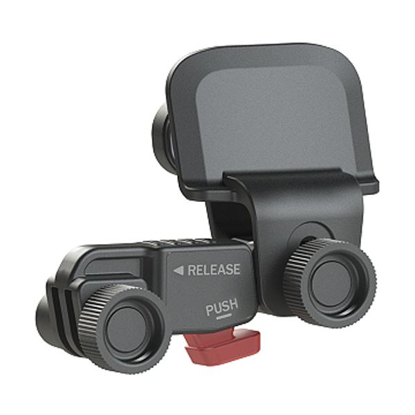 （まとめ）ザクティウェアラブルカメラ用着脱/固定式ヘルメットマウント AX-HM250 1個[x3セット]