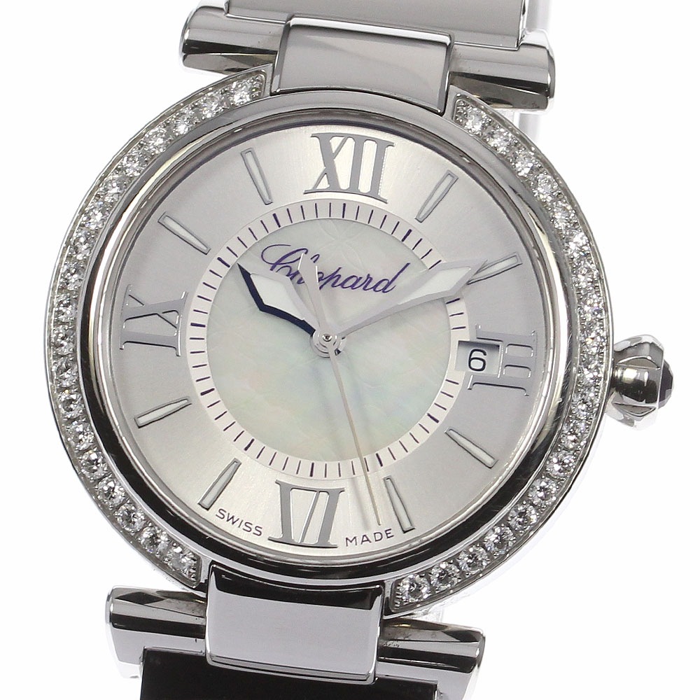 良品 箱付き【Chopard】ショパール インペリアーレ ダイヤベゼル デイト 8563 自動巻き レディース_708949【中古】