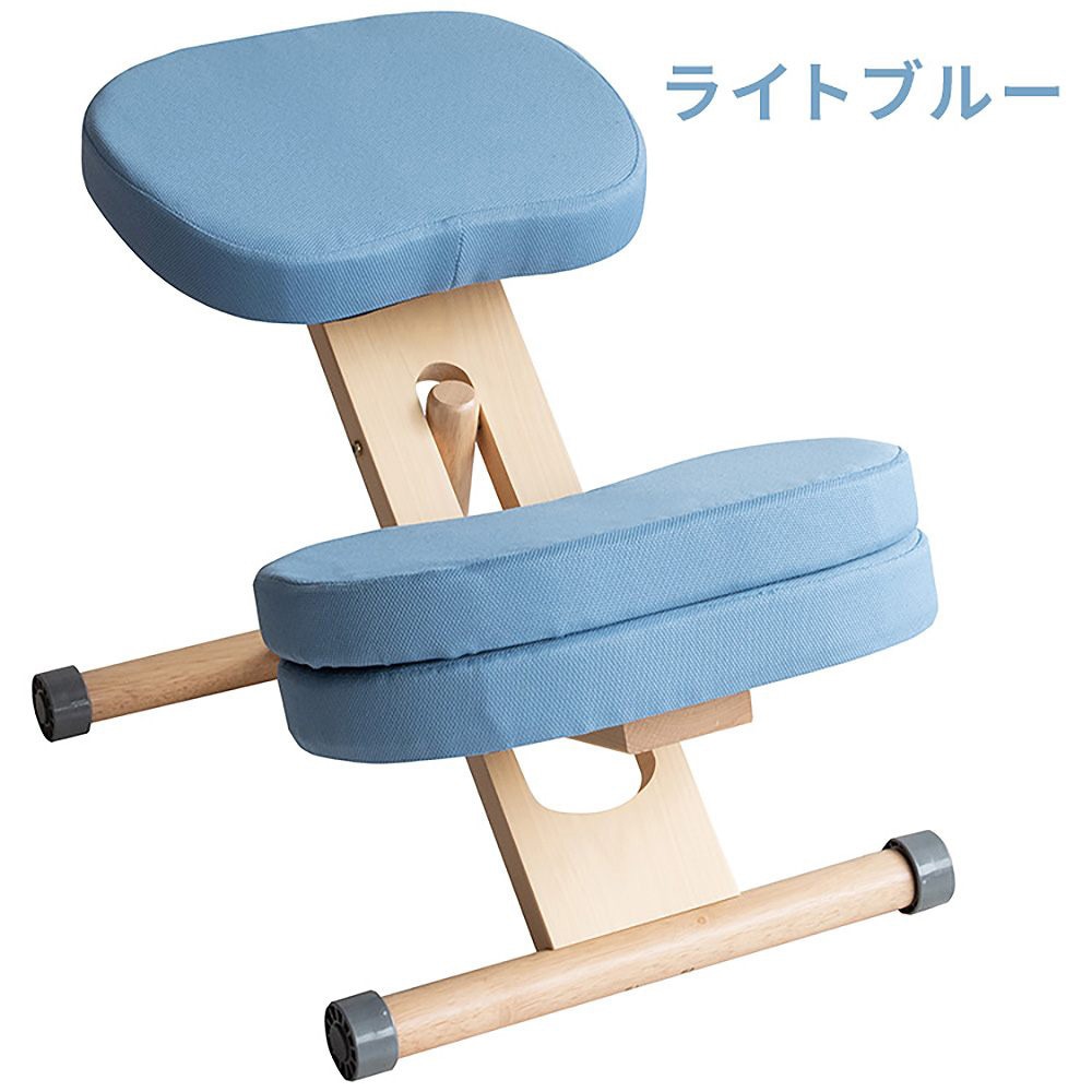 宮武製作所 CH-N889CK_NTLBL 補助クッション付き プロポーションチェア キッズ（ナチュラルライトブルー） CHN889CKNTLBL