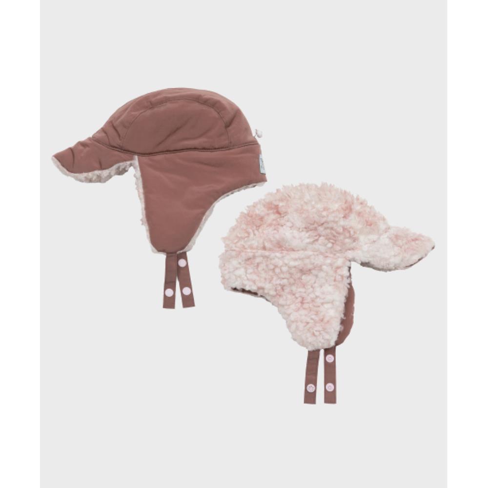 RECLOW RC DORI TWOWAY EARFLAP HAT PINK RC DORI TWO-WAY E