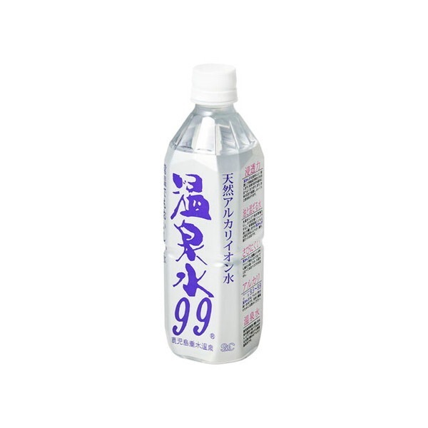 エスオーシー 温泉水 99 ペット 500mlx24 メーカー直送