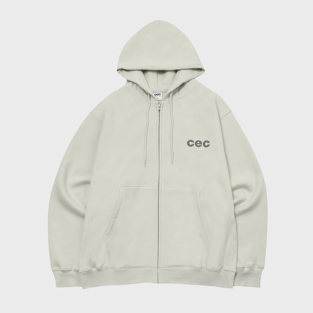 CEC ZIP-UP HOODIE(SAND/기모)
