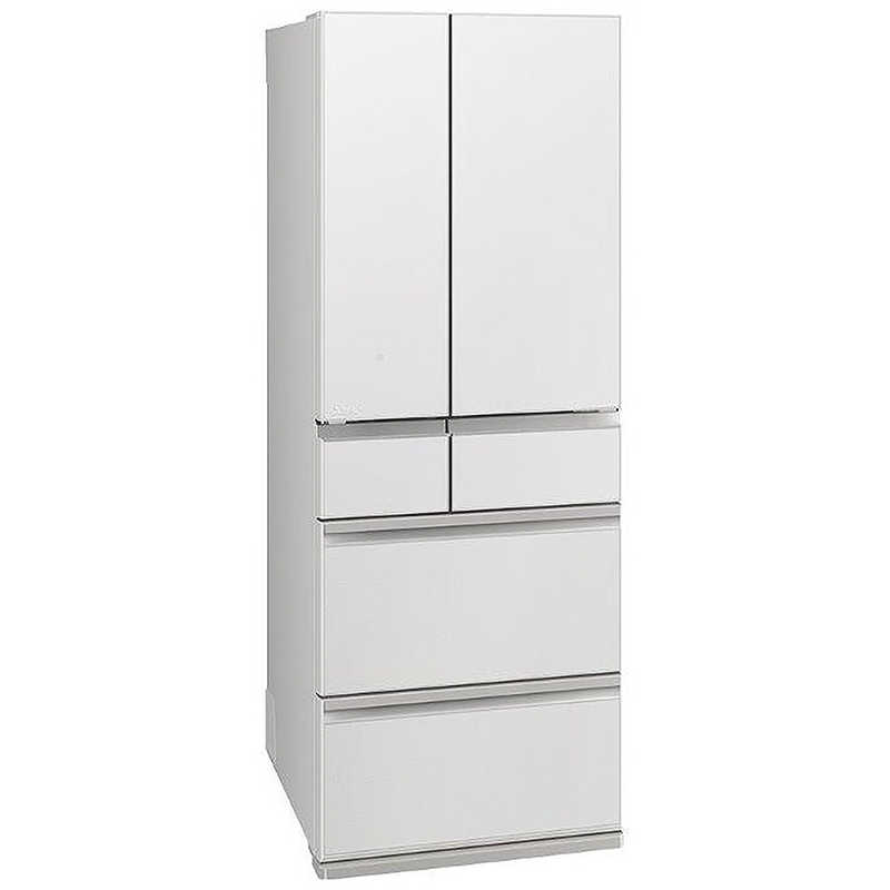 三菱　MITSUBISHI　冷蔵庫 6ドア 中だけひろびろ大容量 MZシリーズ 幅68.5cm 602L フレンチドア(観音開き) グランドリネンホワイト　MR-MZ60M-W（標準設置無料）
