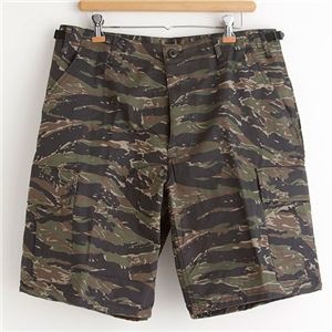 アメリカ軍 BDU カーゴショートパンツ/迷彩服パンツ[XLサイズ] タイガー[レプリカ]