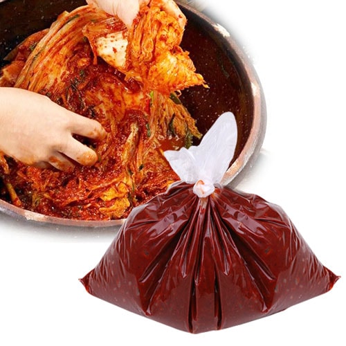 冷凍 Kちゃんの手作り キムチの素 キムチヤンニョム (5kg) キムチ味付の素 白菜キムチ カクテキ キムチ調味料 韓国料理