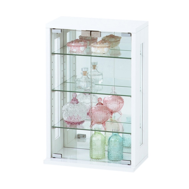 コレクションケース コレクションラック フィギュアケース ガラス 卓上 薄型 棚 収納