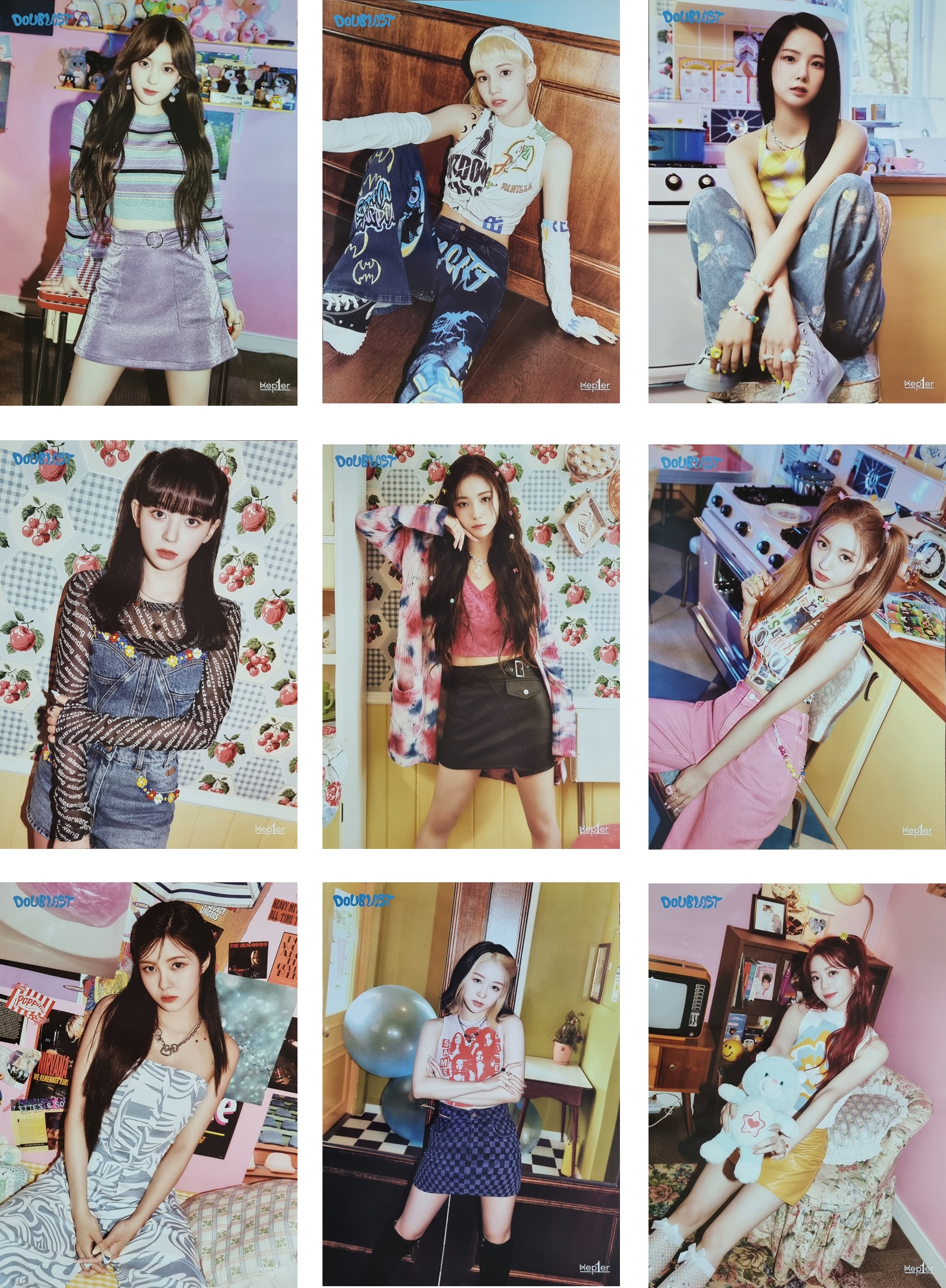 Kep1er DOUBLAST POSTER 11枚セット