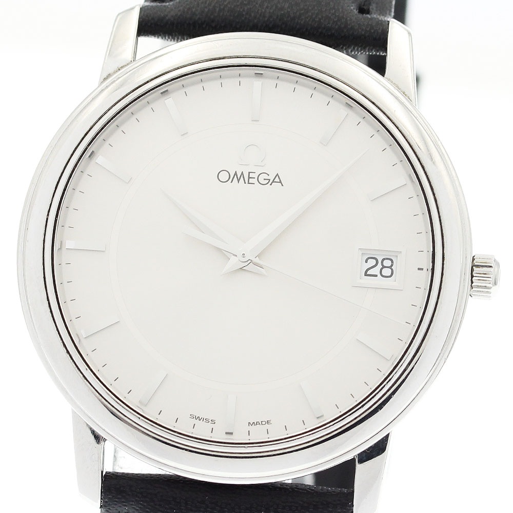 オメガ OMEGA 4510.31 デビル プレステージ デイト クォーツ メンズ _890955【中古】