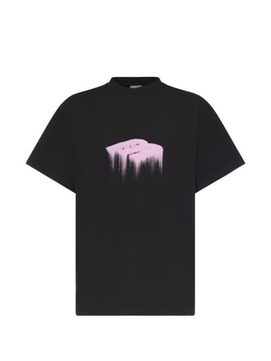BALENCIAGA Men T-Shirts 850345 TUVO41000 Black