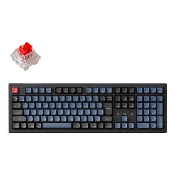 K10 Pro QMK/VIA ワイヤレス・メカニカルキーボード ホットスワップ 赤軸 K10P-G1-JIS
