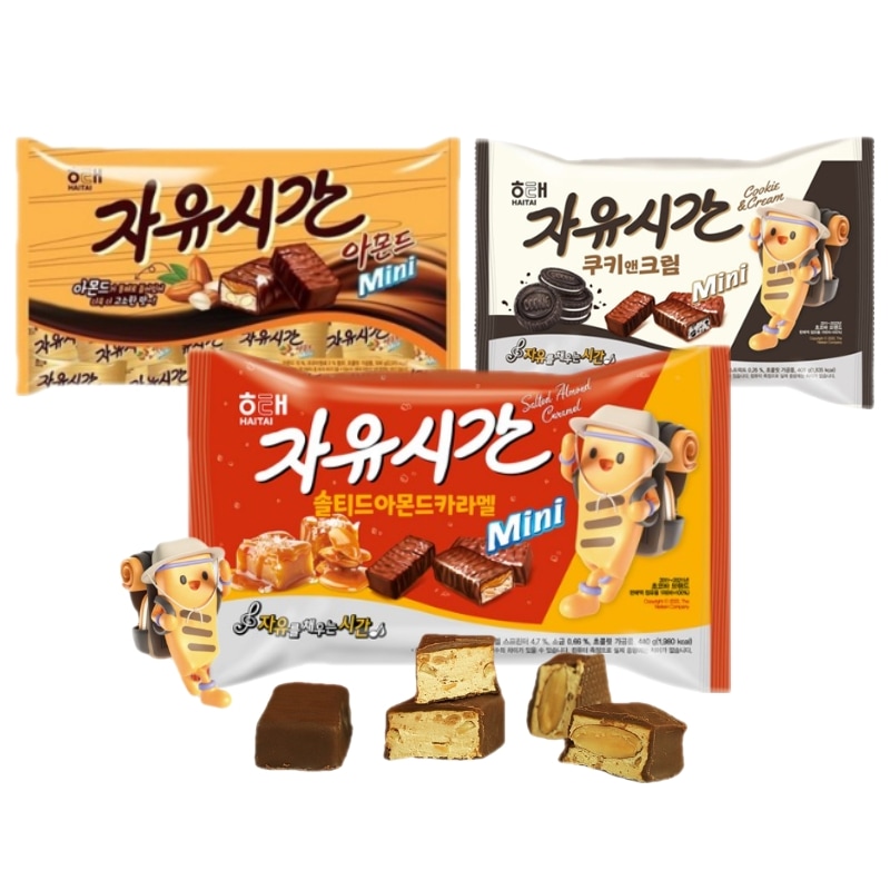 Qoo10] 韓国人気チョコレートバー 自由時間ミニ2 : 食品