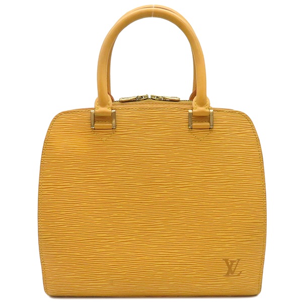 ルイヴィトン LOUIS VUITTON ハンドバッグ ポンヌフ エピレザー タッシリイエロー ゴールド金具 黄 M52059 MI1918【中古】