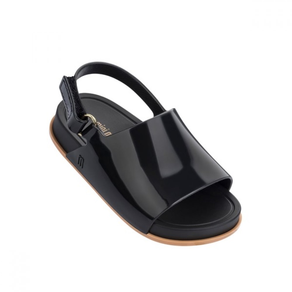 (トボックス) ミニメリッサビーチスライドサンダルブラック MSK182BSL011BLK