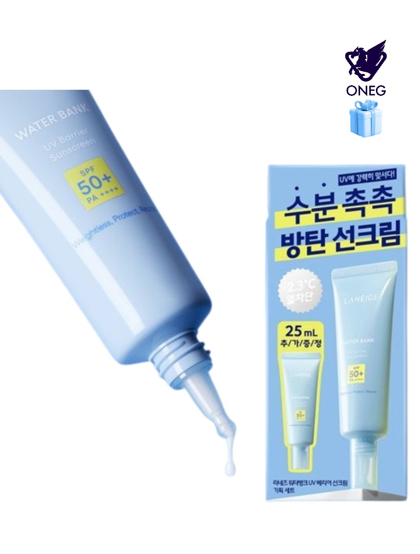 【NEW】ウォーターバンク UVバリア サンクリーム SPF50+ PA++++（50ml）/品切れ大乱/韓国コスメ/水分クリームタイプ/日焼け止め/日焼けどめ/水分日焼け止め/正規品