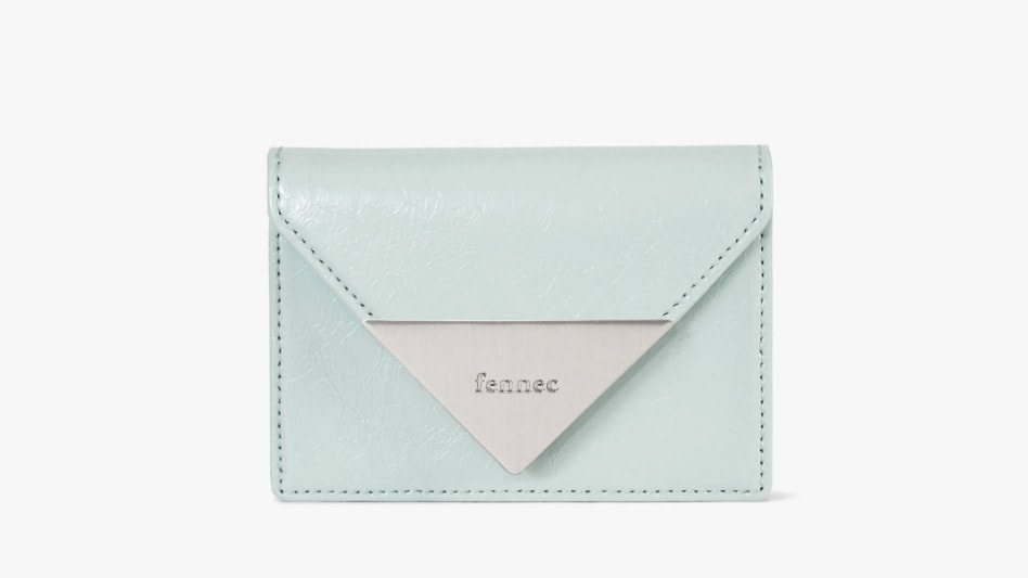 CRINKLE TRIANGLE ACCORDION POCKET 二つ折りミニサイズ 財布 [7カラー] 韓国・国内発送