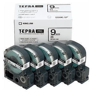 （まとめ買い）テプラテープ [x5個入] SS9K-5P 00060070 [x3]