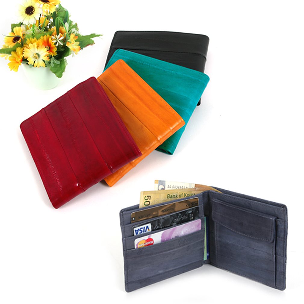 WE20/UNisex Half Wallet/ウナギ革/イールスキン/財布/カードケース/コインケース/小銭入れ/クレジットカード/プレゼント/ギフト/記念品/誕生日