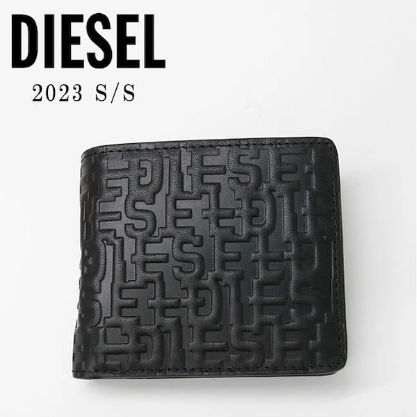 Qoo10] DIESEL レザー二つ折り財布 X09338 P05