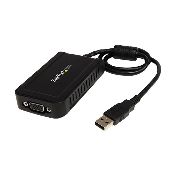 StarTech.com USB-VGA外付けマルチディスプレイアダプタ USB2.0A-VGA グラフィック変換アダプタ1920x1200 USB2VGAE3 1個