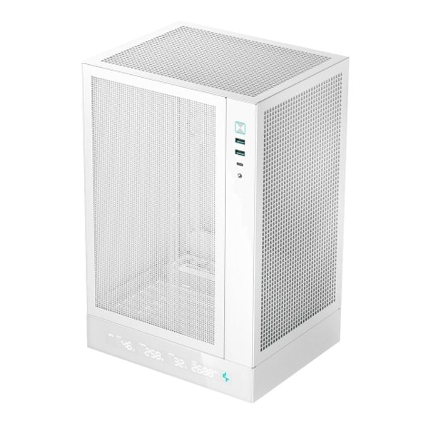 Mini-ITXケース CH170 DIGITAL WH 縦型/デジタルパネル搭載/ホワイト R-CH170-WHNPI0D-G-1