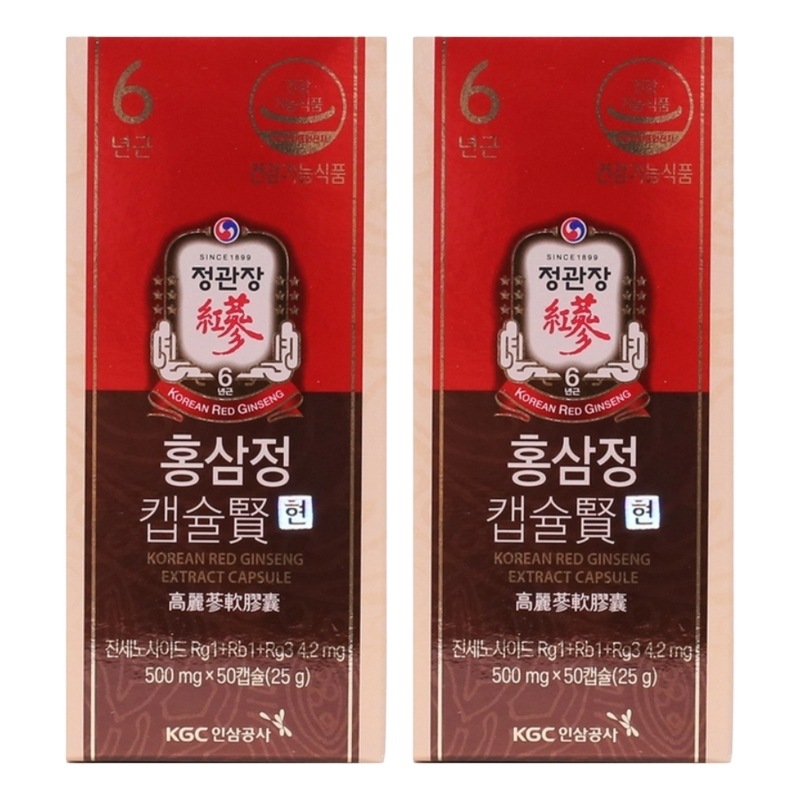 紅参精カプセル 賢 500mg × 100カプセル