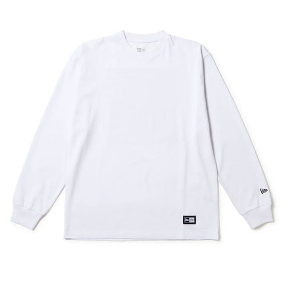 NEW ERA ニューエラ 長袖 コットン Tシャツ Paisley ホワイト レギュラーフィット 14682704