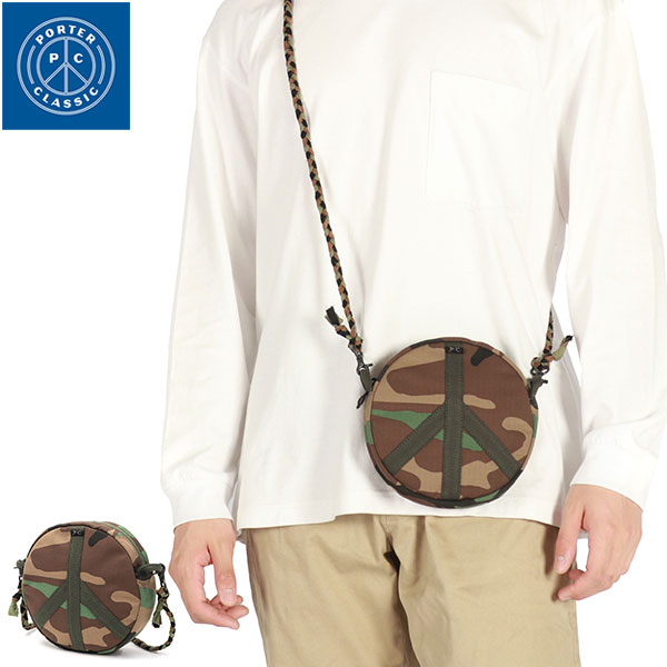 ショルダーバッグ 斜めがけ 2WAY 日本製 ALOHA CAMOUFLAGE PEACE POUCH PC-008-2804