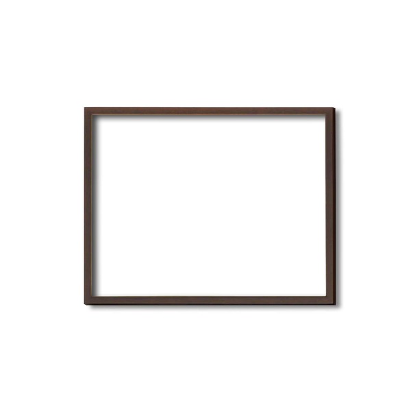 デッサン額縁 額 フレーム ( 大衣サイズ 509×394mm ) ブラウン 壁掛けひも付き 化粧箱入り 5767