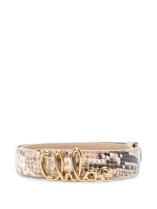 CHLOE Women Belts CH26ABB11CBB 95F BEIGE BROWN 1