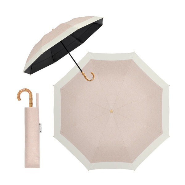 大河商事 solshade028 杢コーラル/アイボリー 日傘