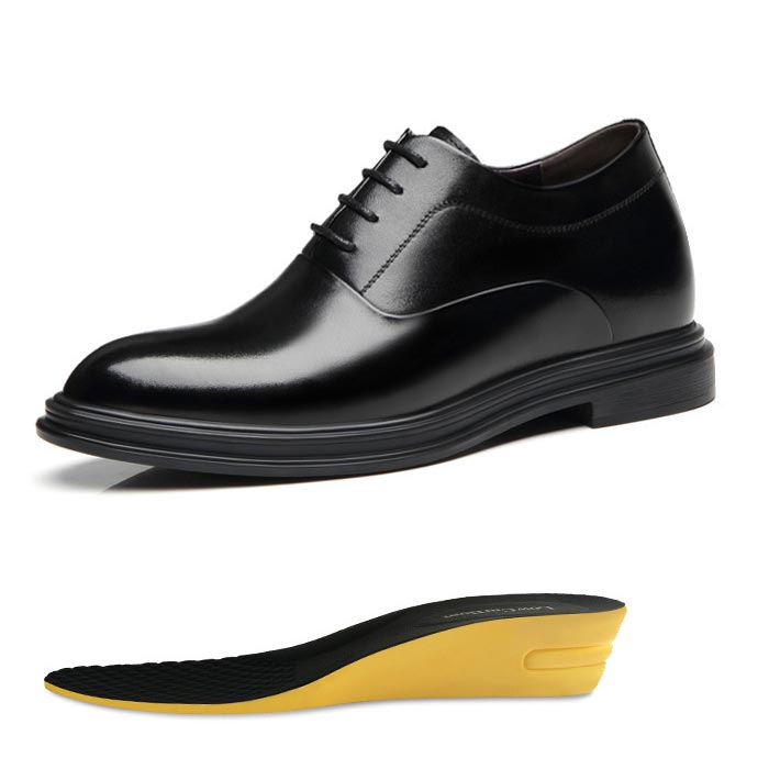 ビジネス メンズ 本革 サドルシューズ 内羽根 レースアップ サイドスリット クッション性 8cm身長UP 6,715円