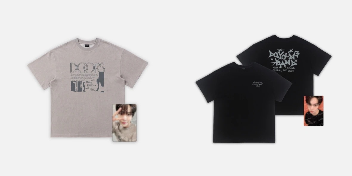 Doyoung ドヨン　ソウルコン　Tシャツ　新品未開封　トレカ付き ドヨン NCT127 ソロコン DOORS Tシャツ トレカ付 L a - メルカリ