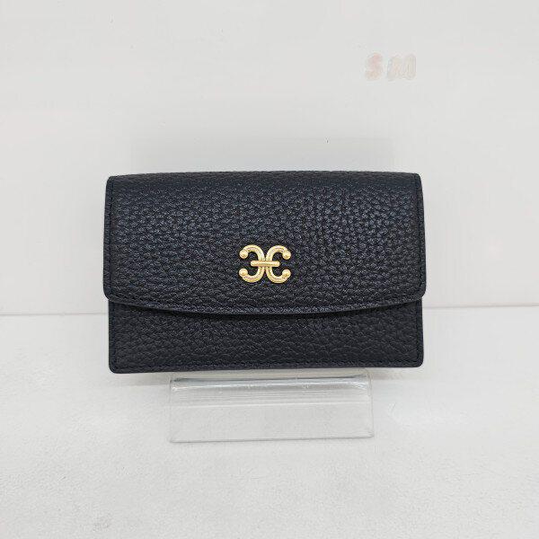 女性 金色ポイント エンボスレザーカード財布 EODFPR602_JK