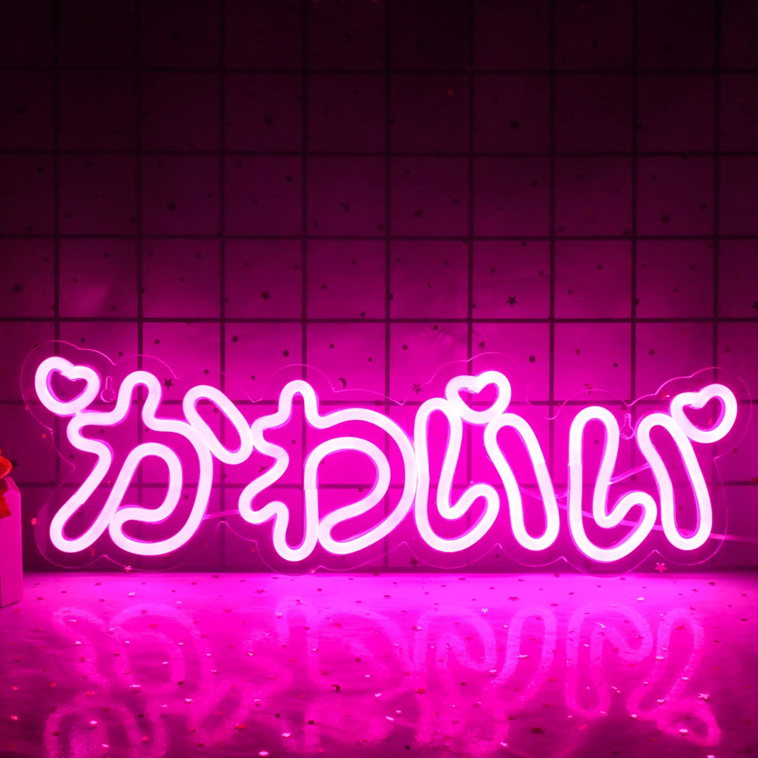 ネオンサイン 壁掛け「すごい！」 LEDネオンライト おしゃれ ネオン看板 インテリア 雰囲気作り 喫茶店 居酒屋 ギフ バー カフェUSB給電 ギフト 装飾 寝室ウォールサイン スタジオ ホーム
