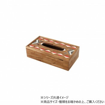 ボーン ティッシュケース レッド＆ブラック 12824862025