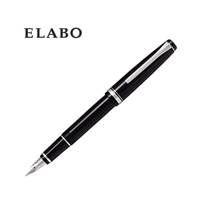 エラボー ELABO 万年筆 樹脂軸 FE-18SR-B ブラック