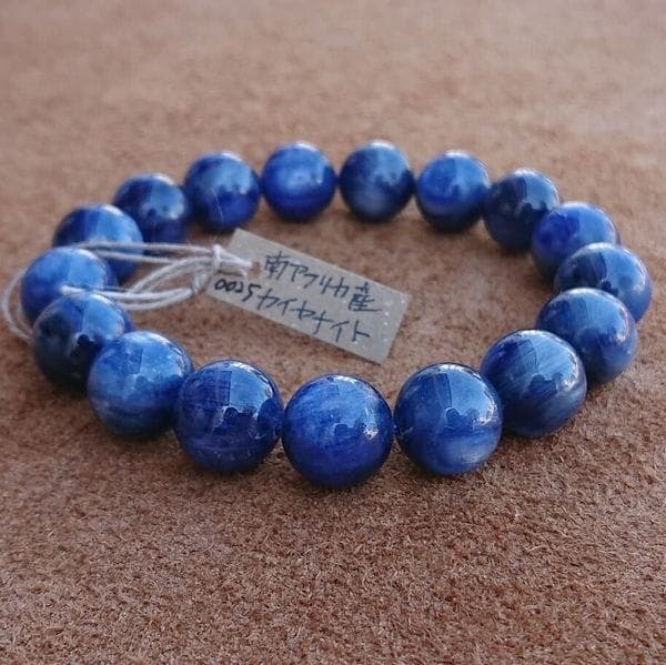 ブレスレット レディースアクセサリー アクセサリー ファッション カイヤナイト 南アフリカ産 青