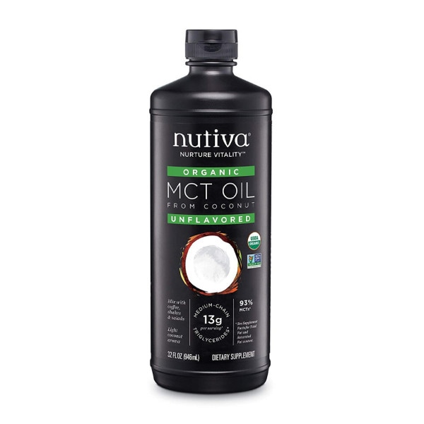 Nutiva NutivaオーガニックMCTオイルfromココナッツ無香料32フローズ