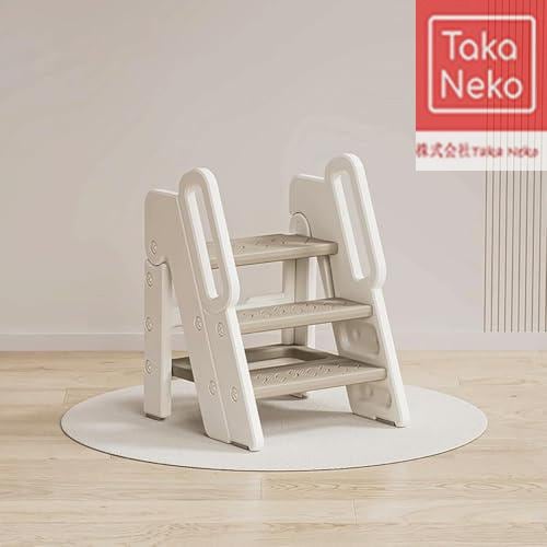 【2枚購入で 280円OFF!】タイムセール 子供用折りたたみ踏み台 3 段可変式 ハンドル付き 滑り止め 安全素材 トイレトレーニング洗面所キッチン多用途 幼児学習家事協力に適したステップ台( 4,879円