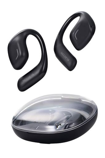 エレコム オープンイヤー イヤホン BLUETOOTH 5.4 ワイヤレス ヘッドホン 耳を塞がない 耳掛け式 マイク内蔵 最大10時間再生 / 片耳9.8Gの軽量設計 / タッチセンサー [人の声が