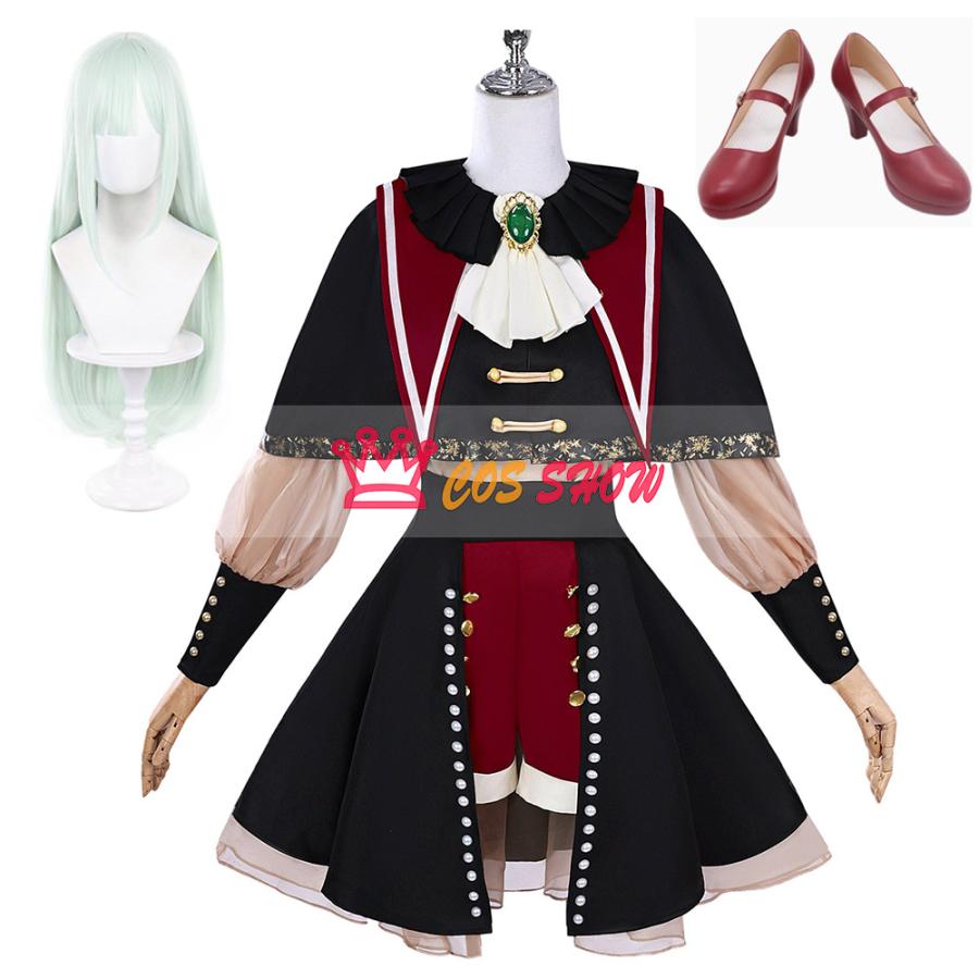 赤字販売!BanG Dream バンドリ Ave Mujica 若葉睦 コスプレ衣装 cosplayウィッグ靴能 仮装 制服 イベント クリスマス ハロウィン ステージ 文化祭 学園祭