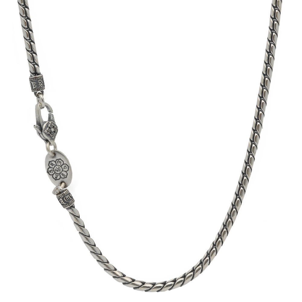 925六字真言チェーンネックレス60cm [ns163-60cm]