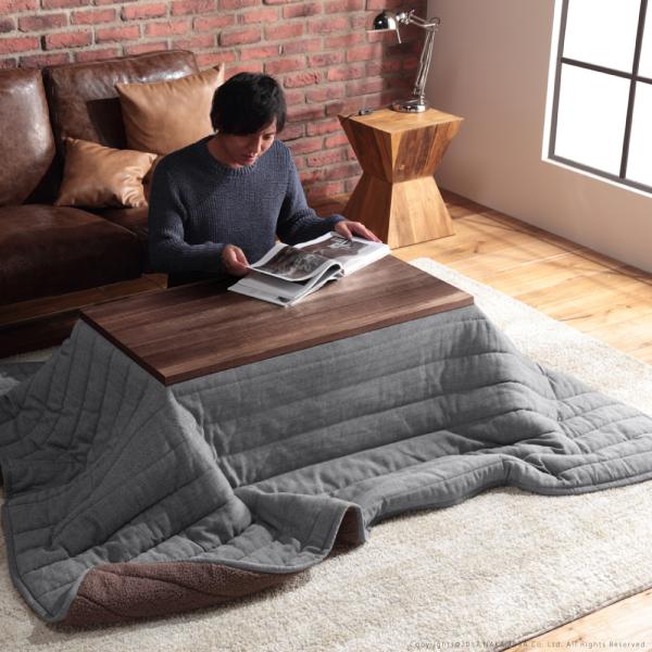 コタツ 掛布団 2点セット こたつテーブル 100×50cm 長方形 掛け布団 こたつ布団 北欧 おしゃれ フラットヒーター 広々 1人暮らし ひとり暮らし 使いやすい