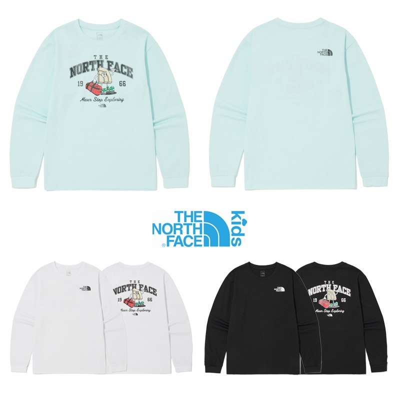 キッズ トラベラー ロング スリーブ ラウンドTシャツ NT7TQ02 キャラクター ティーシャツ 長袖