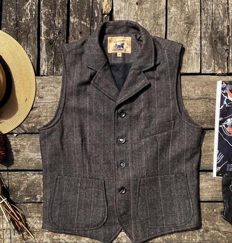 秋冬新作 ベスト メンズ ウール スーツベスト ジレベスト ジレ ノースリーブジャケット テーラード トップス チョッキ スリム 細身 ビジネスベスト 通勤 結婚式ベスト フォーマル 紳士 卒業式 パ