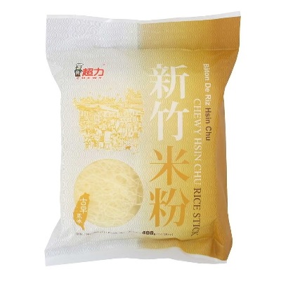 [超力] Chewy Hsin Chu Rice Noodle 新竹米粉 400G×2パック （香港版）