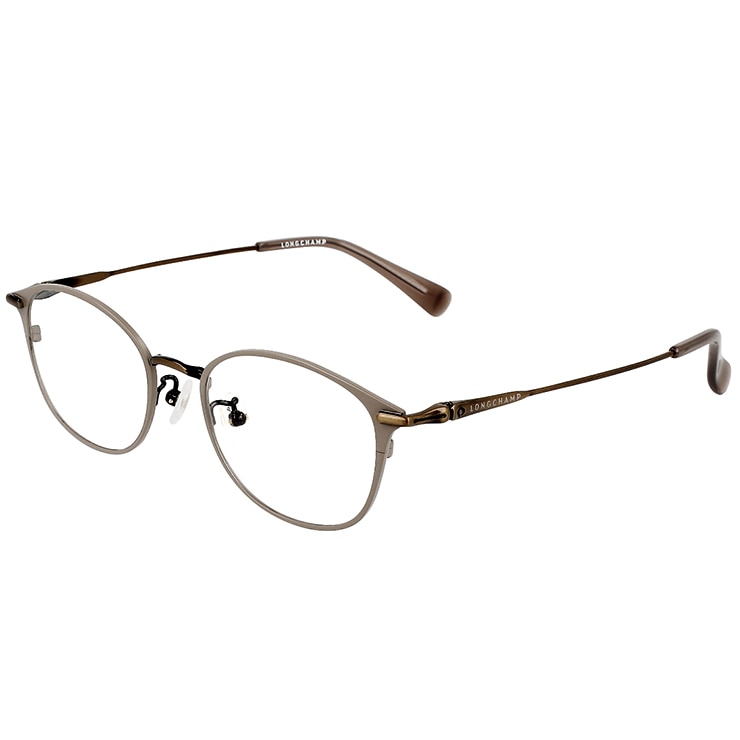 レディース メガネ lo2522lbj-037眼鏡 ジャパンフィット 女性用 ボスリントン チタン βチタン コンビネーション グレージュ カラー