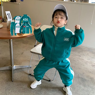 GU イカゲームジャージセット新品　Sサイズ ジャージ メンズ セットアップ 秋メンズファッション cosplay