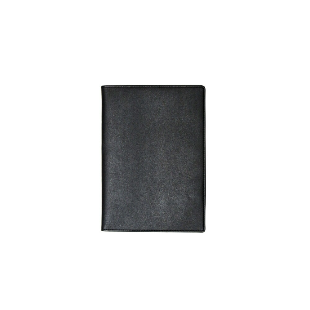 （まとめ買い）コレクト ノートカバー 本革調 A5 黒 CP-55V-BK [x3]